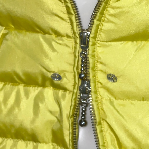 Women Winter Hooded Quilted Light Portable Down Coat Yellow Outerwear Size S/M - Picture 10 of 16